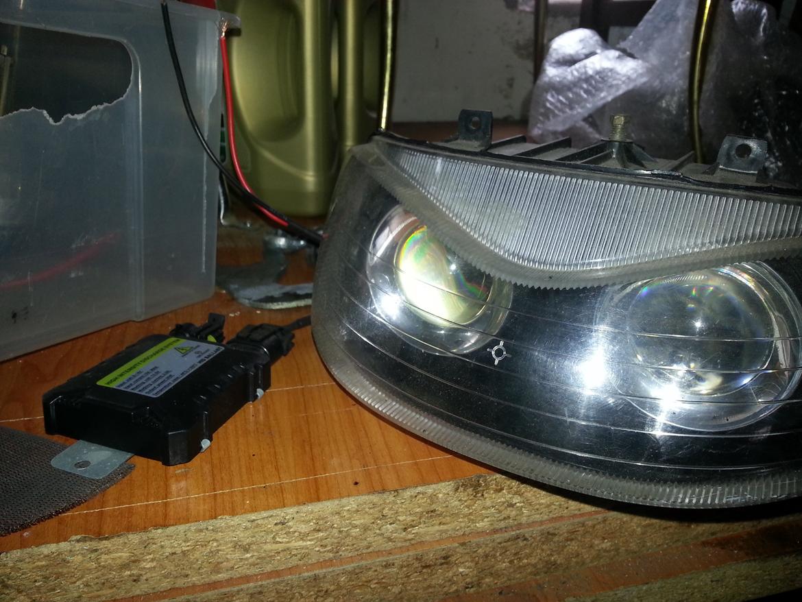 Aprilia sr 125 - dobbelt linse lygte fra sr50 med 6000k xenon i billede 8