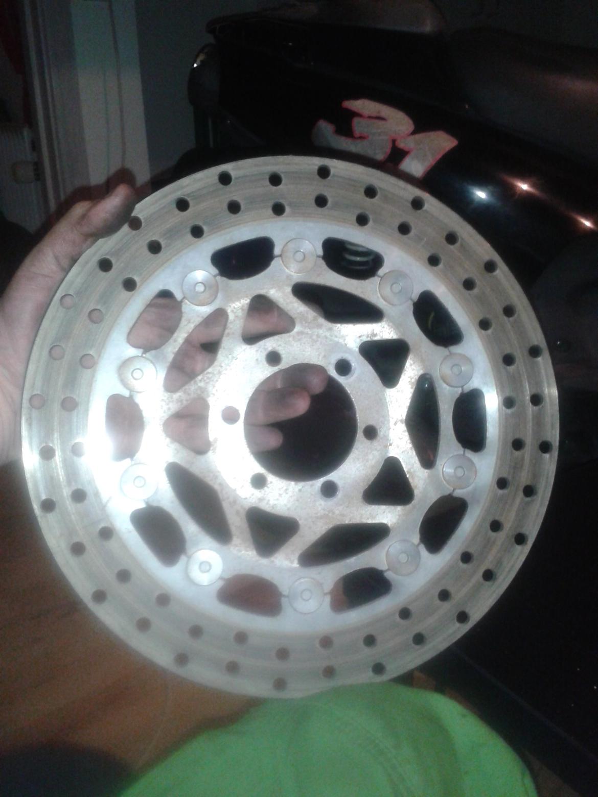 Aprilia sr 125 - oversize bremse skive fra 1000cc mc billede 7