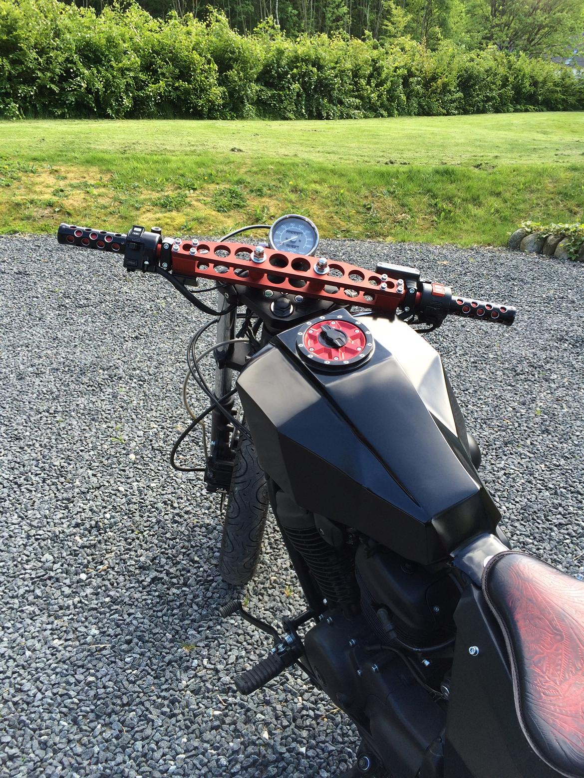 Honda Vt 600 custom bobber - Sick custom made bobber tank! billede 5