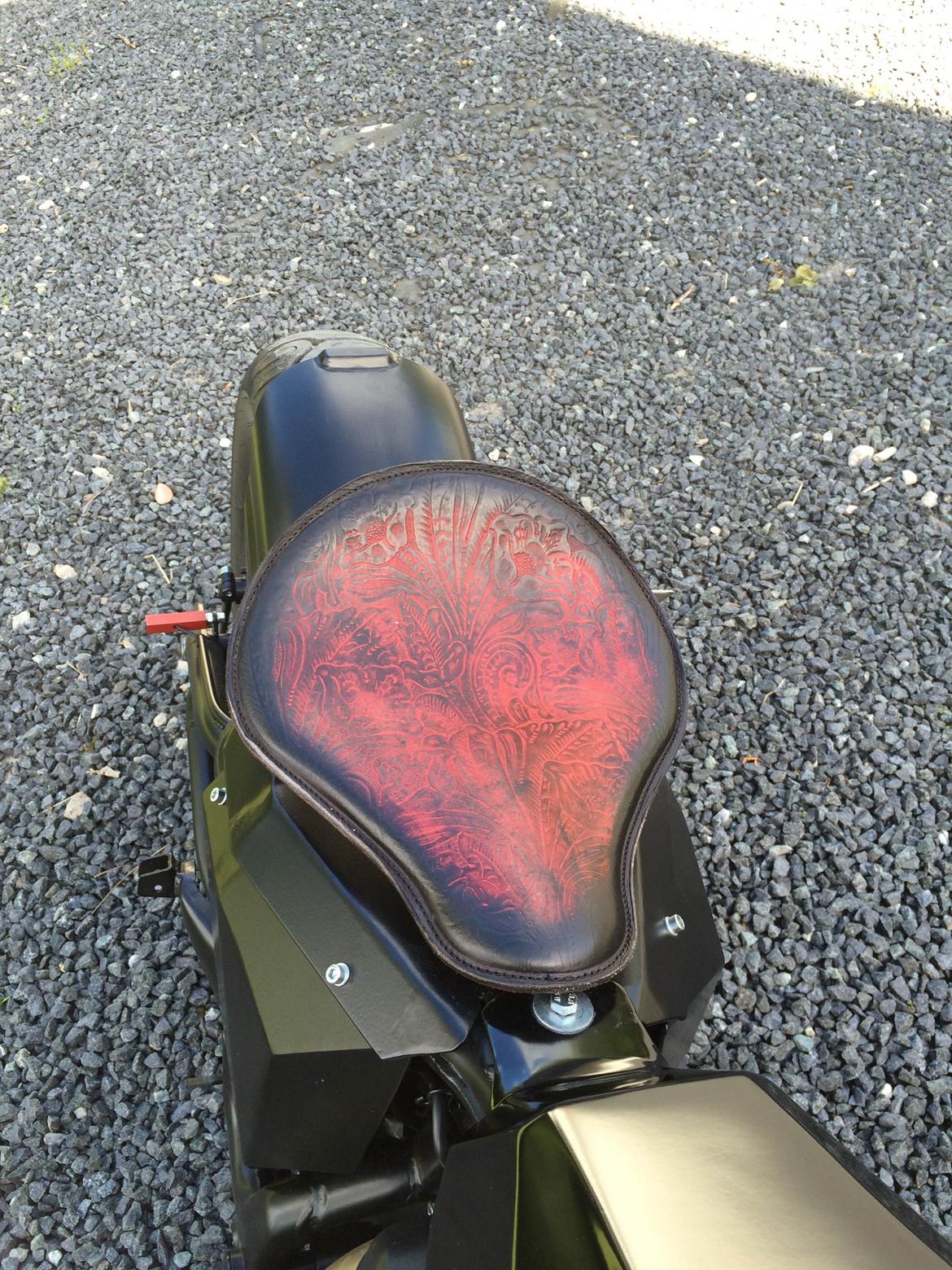 Honda Vt 600 custom bobber - Sick ass bobber seat! billede 14