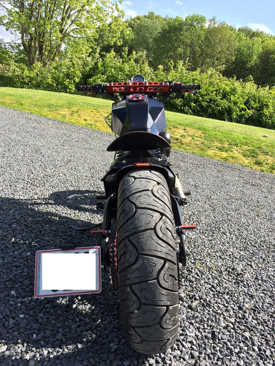 Honda Vt 600 custom bobber - Baglys, bremselys og blinklys. billede 6