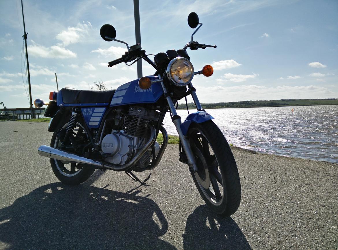 Yamaha XS 360 (Solgt) - Taget ved Hjarbæk havn billede 1