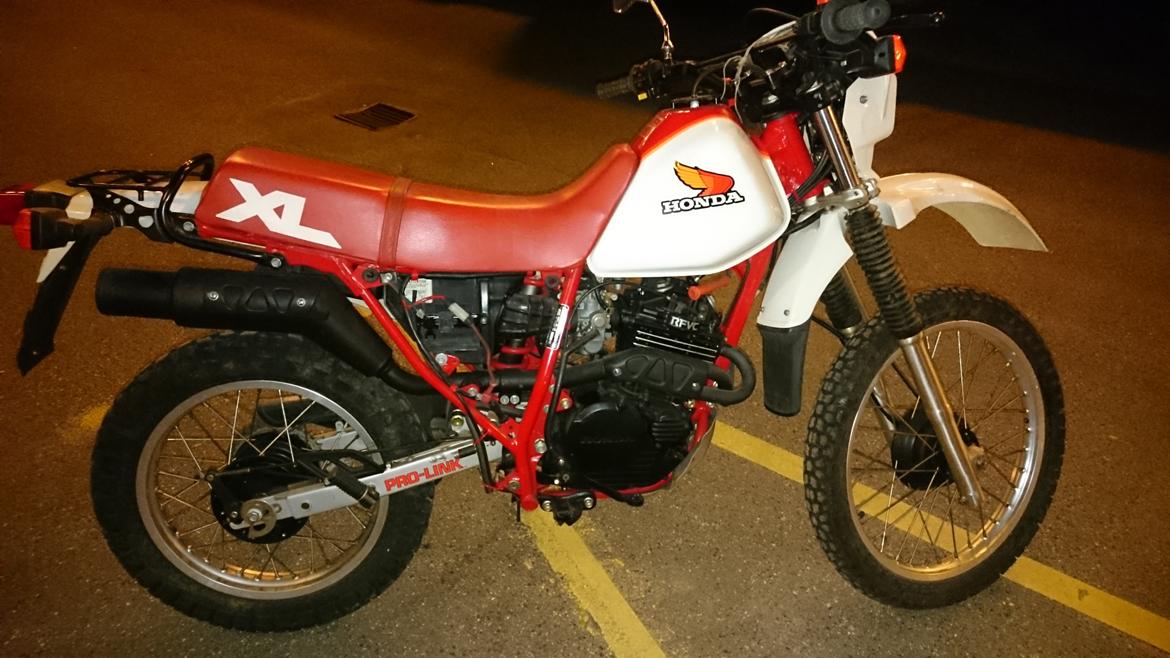 Honda Xl250r       "SOLGT" billede 2