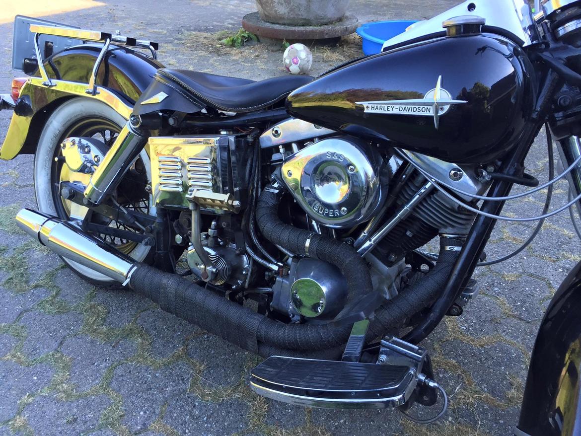 Harley Davidson FLH 1200 - Nu med thunderheader. billede 1