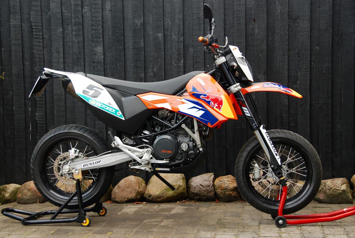 KTM SMC 690 - Orange/hvid kombination billede 1