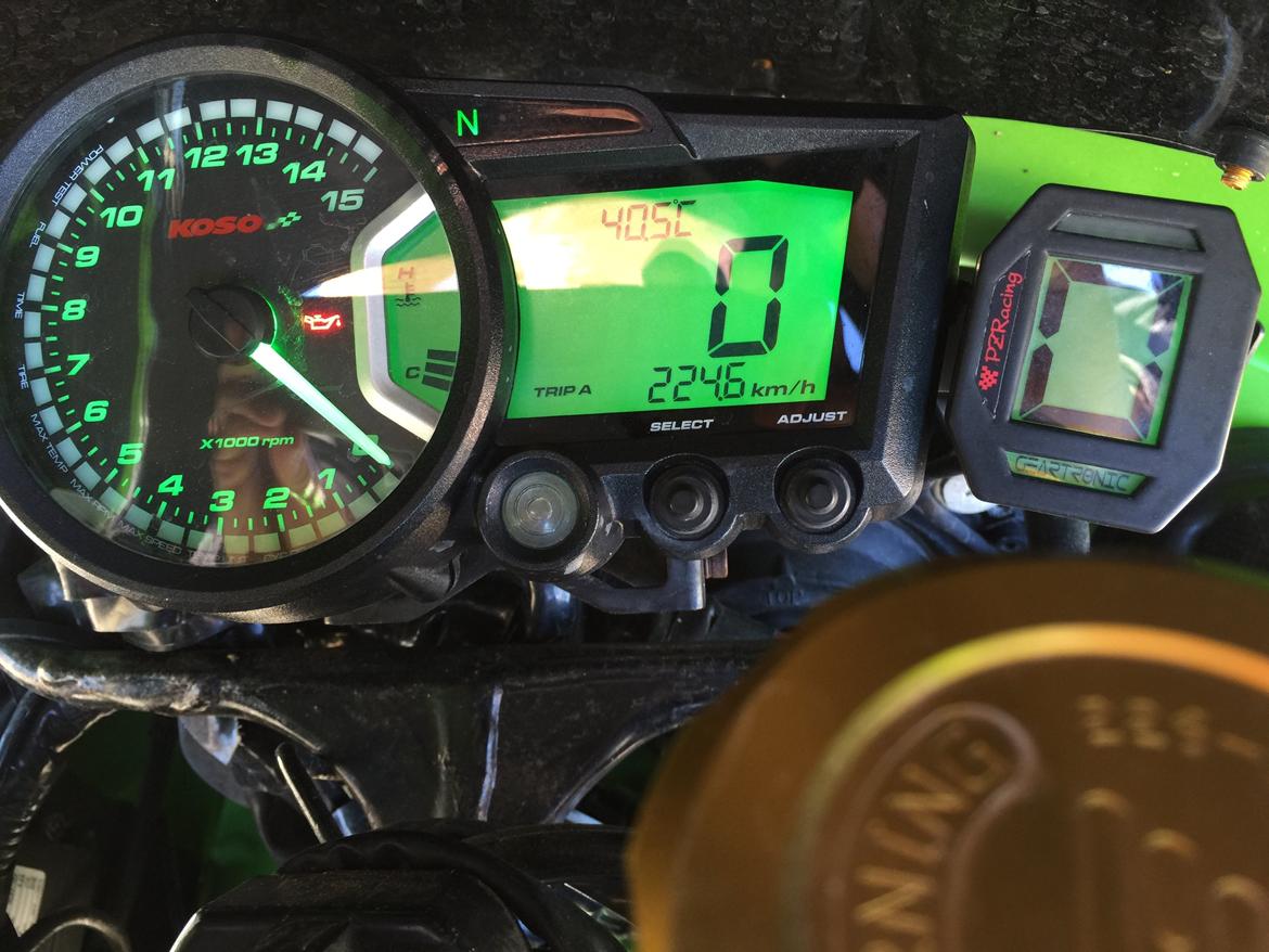 Kawasaki ZX7R (SOLGT) - KOSO GP Instrumentering. billede 14