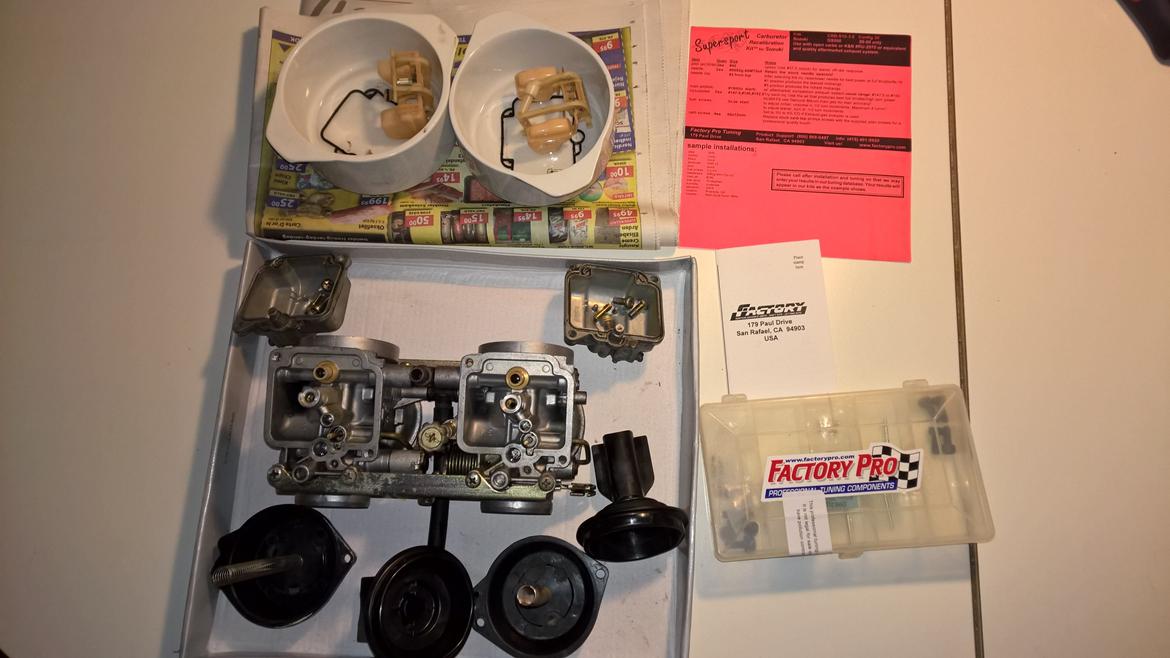 Suzuki GS 500 E [SOLGT]  - Så er Factory pro tuningskittet kommet og der gøres klar til montering. billede 12