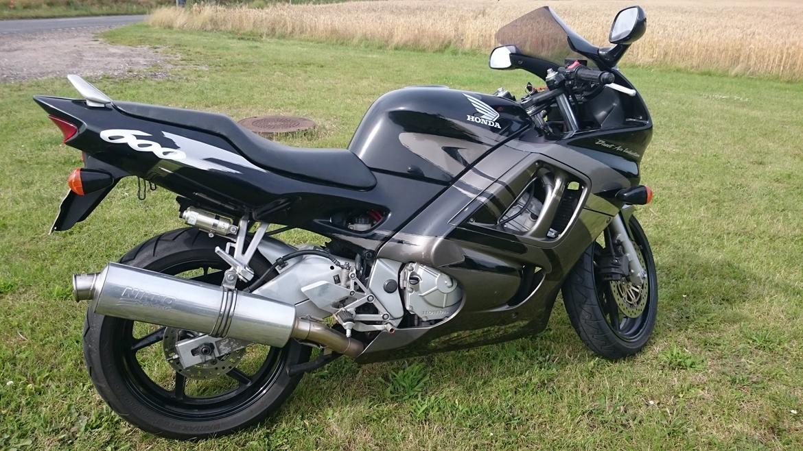 Honda CBR 600 F3½ - solgt - Nikkopotten trak dog morskaben ned. Den sagde ikke en bjælde billede 5