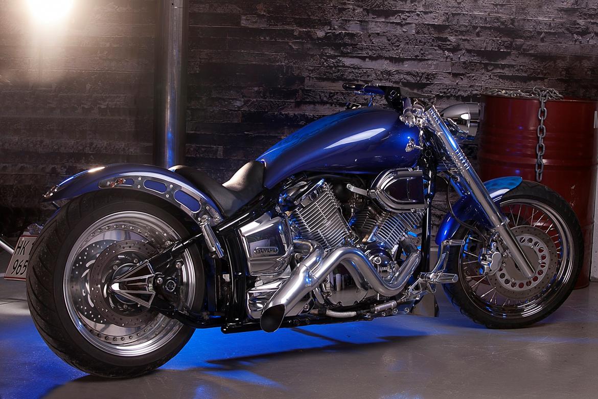 Yamaha dragstar 1100 custom - det er sådan den ser ud idag billede 1