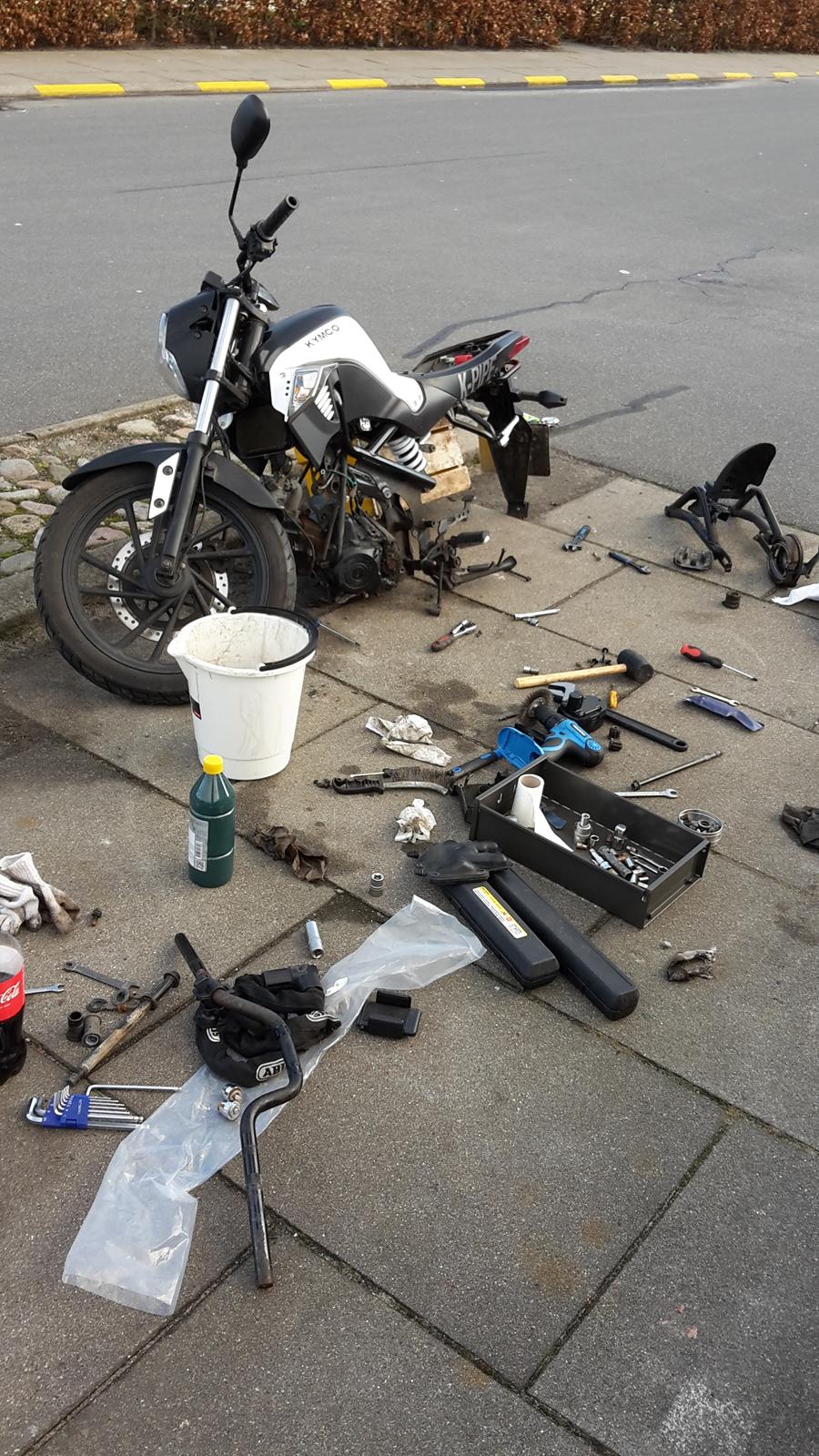 Kymco K-pipe 125 - Skiller den ad til vinteropbevaring billede 4