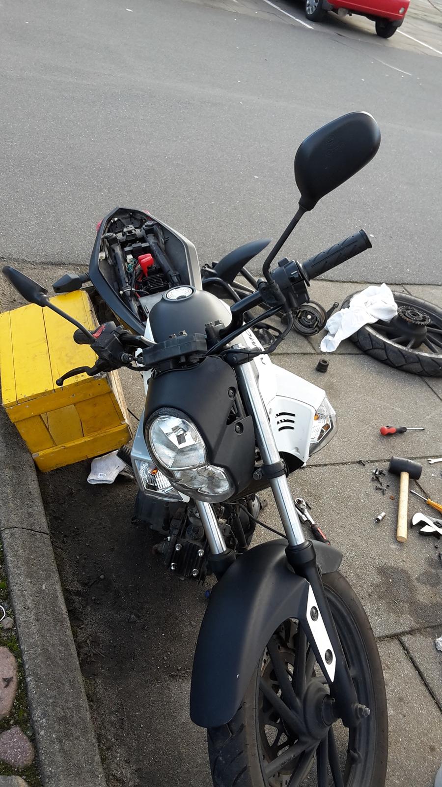 Kymco K-pipe 125 - Skiller den ad til vinteropbevaring billede 3