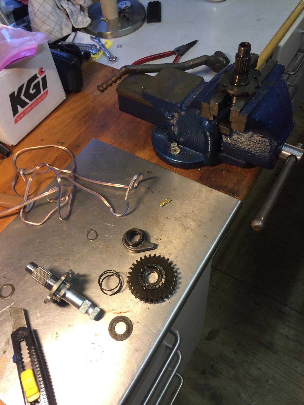 Yamaha XT 350 - SOLGT billede 10