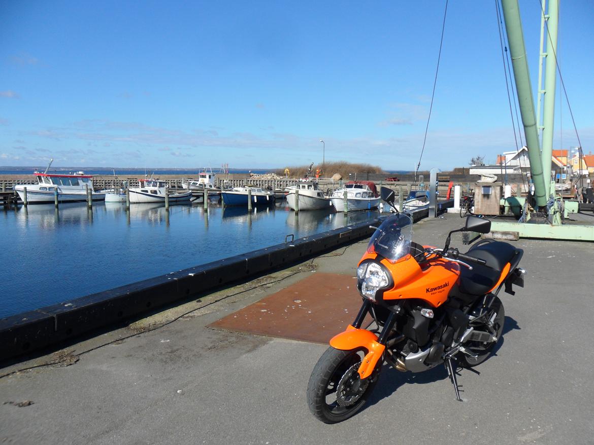 Kawasaki Versys LE 650 (solgt sept. 2019) - Lohals havn 200316....snart 600 km på klokken billede 11