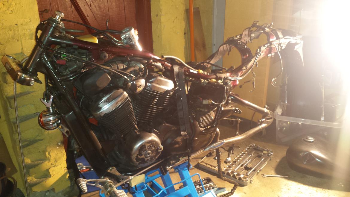 Honda shadow vt600 bobber billede 5