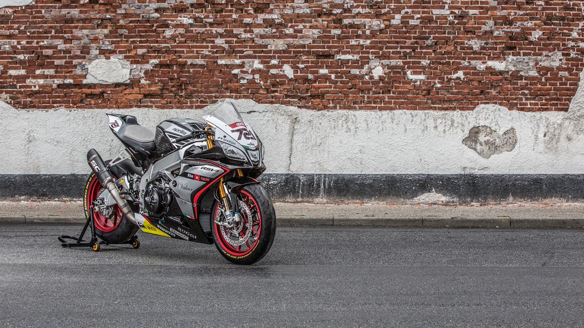 Aprilia RSV4RR Racepack SOLGT (Bane cykel) billede 4