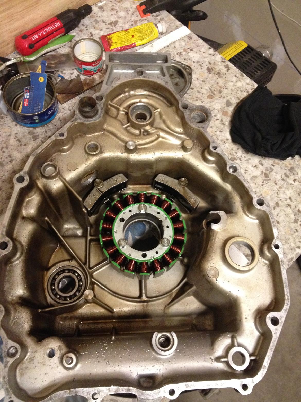 Honda CX 500 Custom - Ny stator billede 10