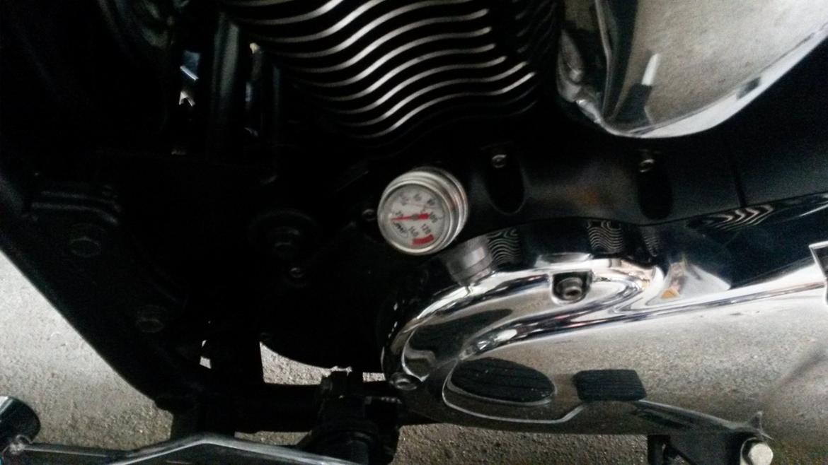 Kawasaki VN 900 Classic - Ny olie prop med temptur måler. billede 19