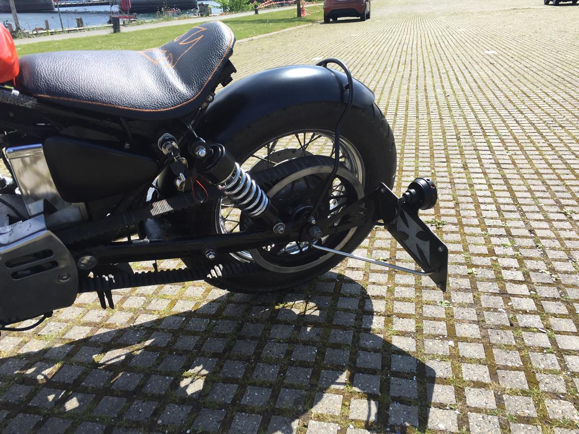 Suzuki ls650 Savage - Bagskærm er hjemmelavet og hjemmedesignet :-)  billede 10