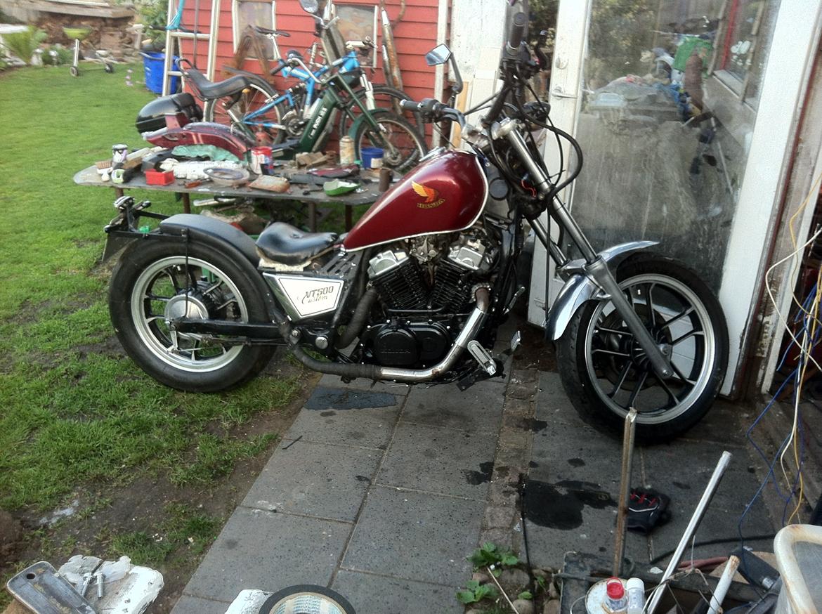 Honda VT500 Costum Bobber billede 14