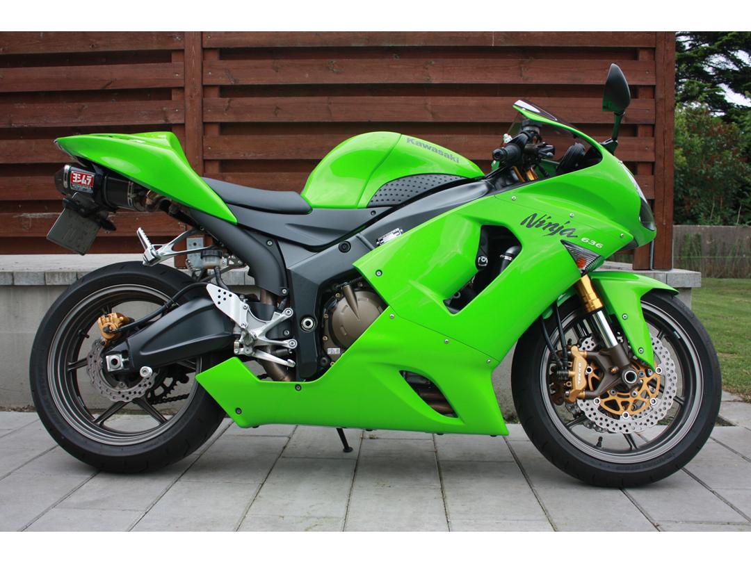 Teenageår Hates Hensigt Kawasaki Ninja ZX6R 636 ¤ Green Monster ¤ - 2007 - MEGA fed cykel, med en  rigt...