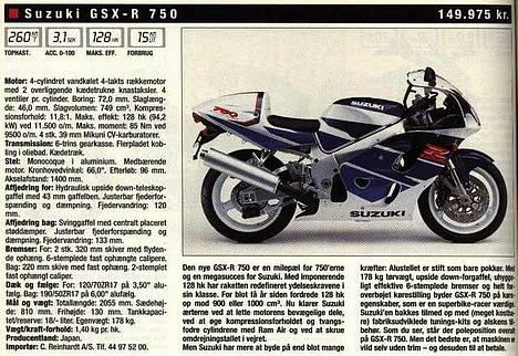 Suzuki GSX-R 750 SRAD billede 12