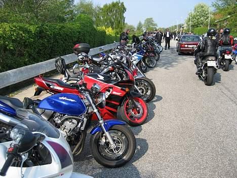 Honda CB 600 F Hornet (solgt) - I godt selskab: MC træf i Aalborg, maj 2006 til fest hos MC Ulvene billede 5