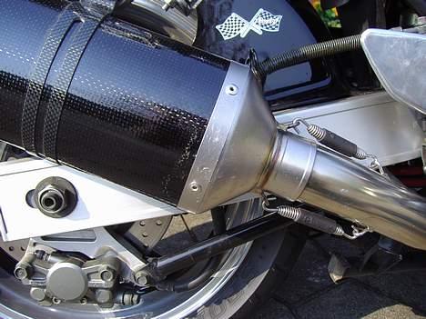 Yamaha fazer 600 - også denne fine udstødning fra sep.2005 . Tog skade min mc er skadet for 10.000 billede 13
