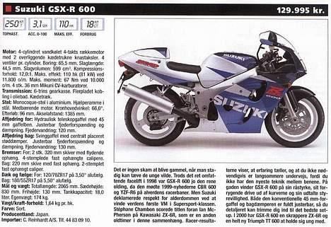 Suzuki gsx-r 600 billede 13