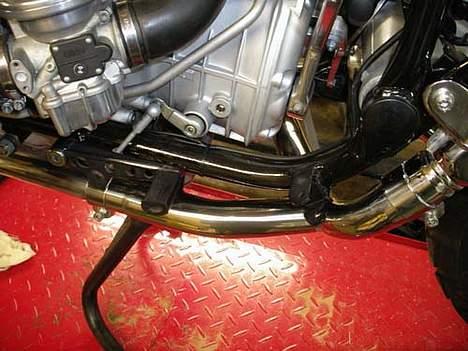 BMW R80 GS - Samlepotte udskiftet med Y-rør billede 6