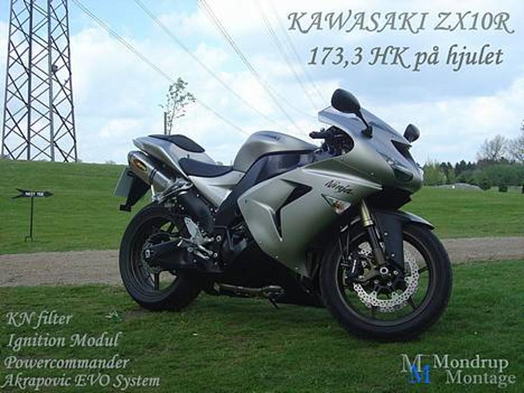 Kawasaki ZX10R - 2006 Hentet cyklen hos ma...