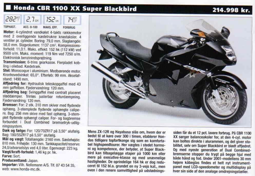 Honda CBR 1100 XX Super Blackbird billede 15