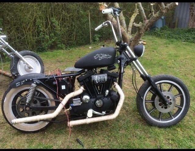 Harley Davidson Sportster XLH - Som den så ud ved køb billede 1