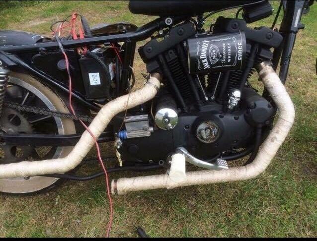 Harley Davidson Sportster XLH - Som den så ud ved køb billede 2