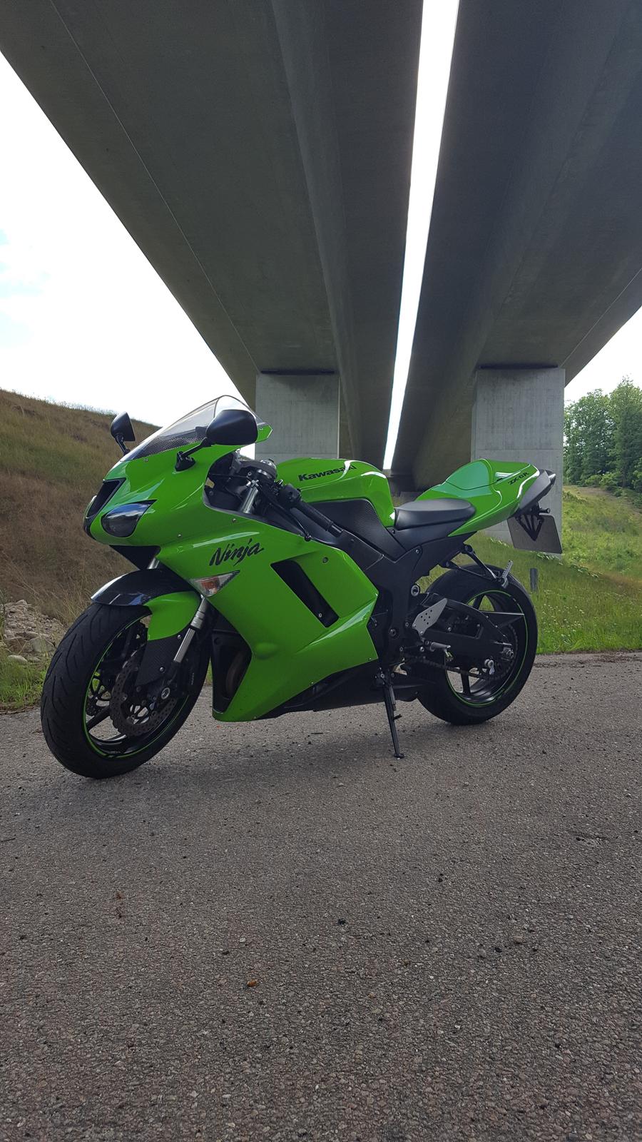 Kawasaki zx6r billede 2
