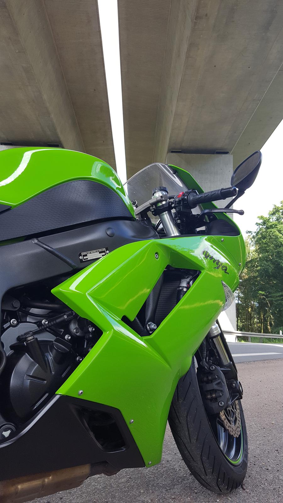 Kawasaki zx6r billede 5