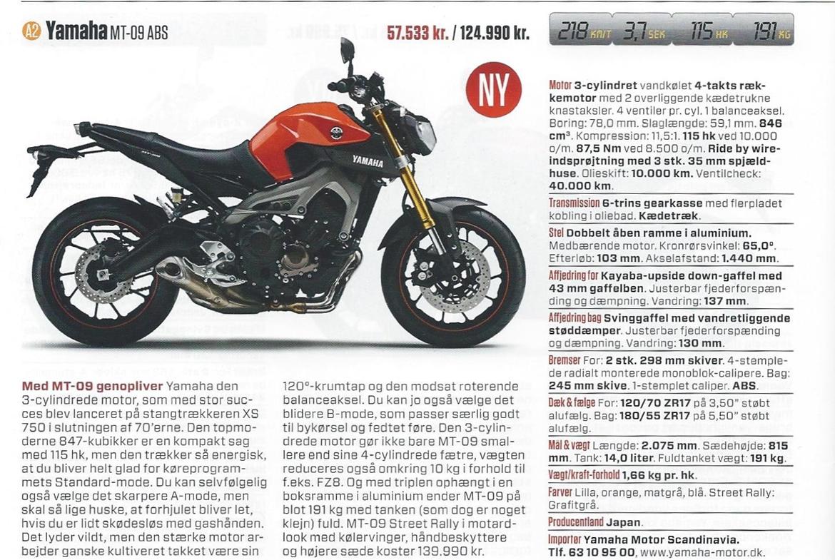 Yamaha MT - 09 "BAGHJULS KONGEN" - MC REVYEN 2014 billede 30