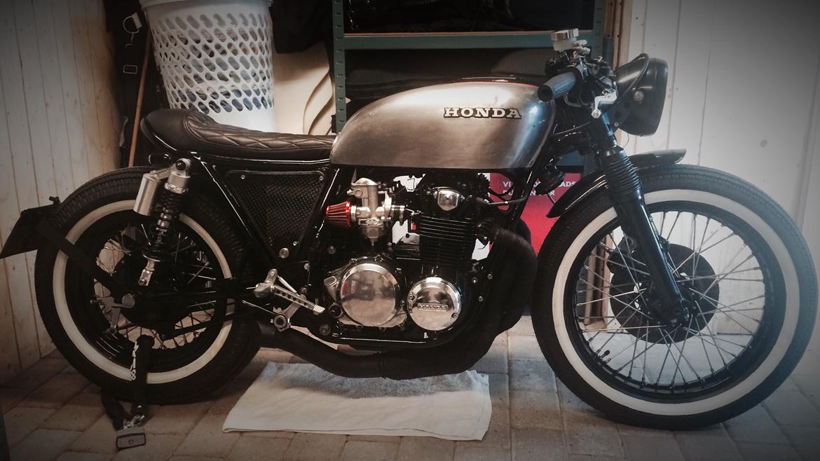 Honda CB550 cafe/bratstyle billede 1