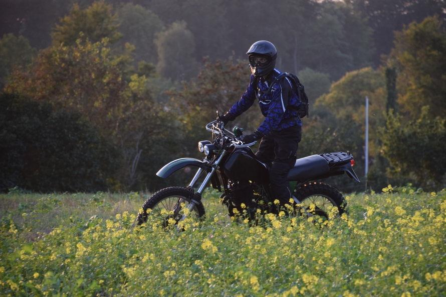 Yamaha XT 550 - Ude på første test-tur. billede 4