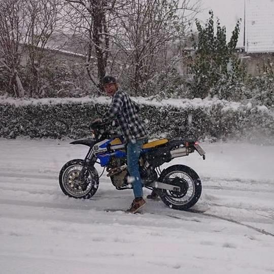 Husqvarna 610 SM-E - Før renovation og kosmetiske opgraderinger billede 9