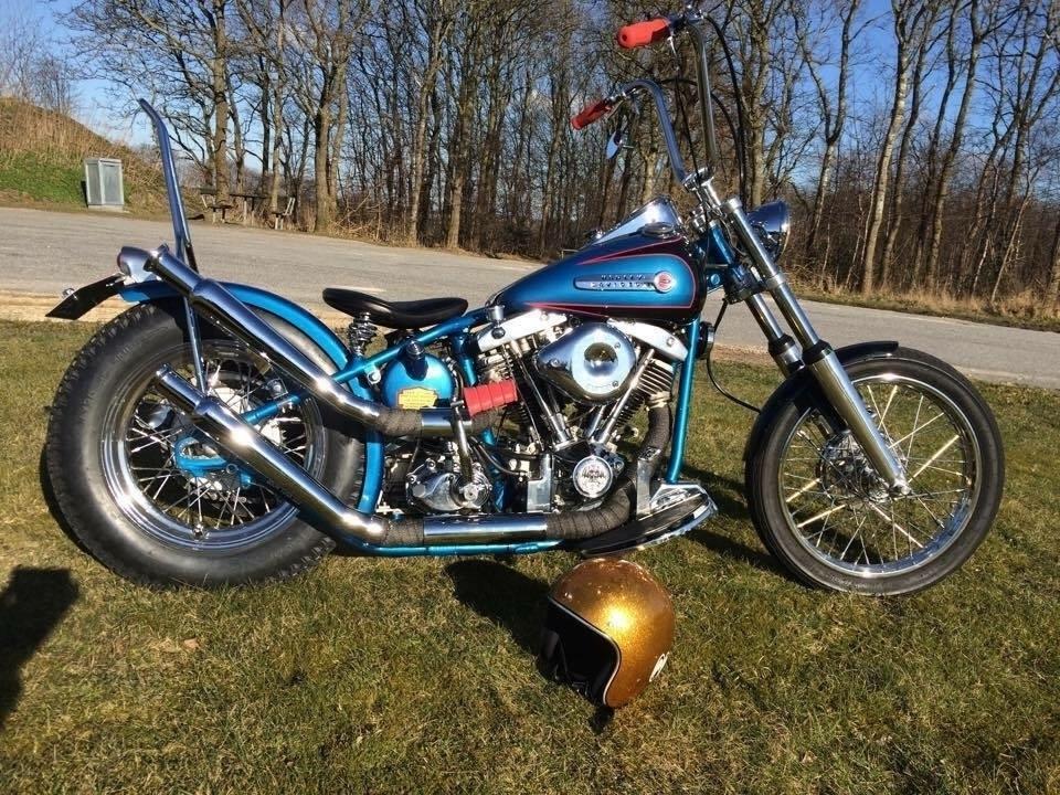 Harley Davidson FL Hardtail - SOLGT  billede 14