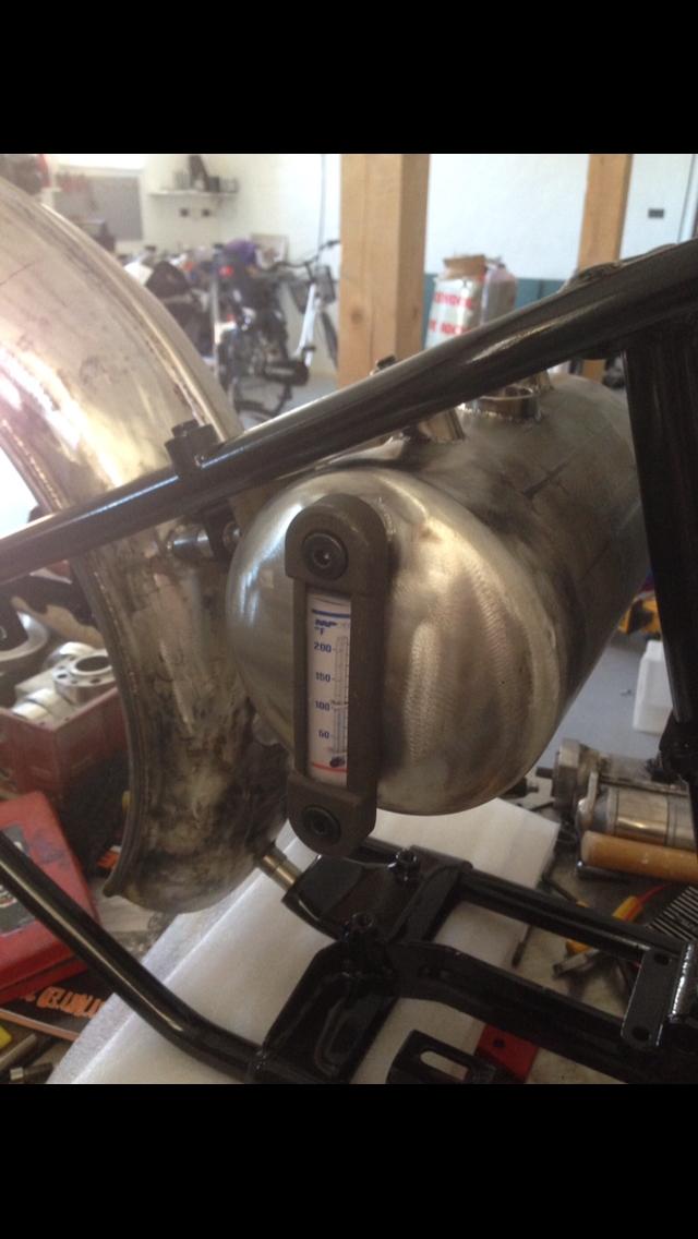 Harley Davidson Fl - olietank m måler billede 24