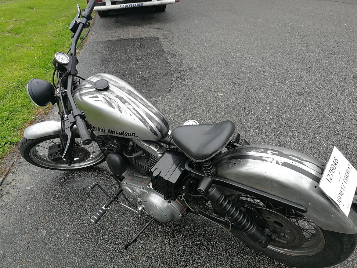 Harley Davidson Sportster 1974 (1988 Evo motor) RAW billede 8