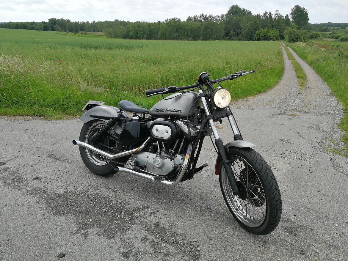 Harley Davidson Sportster 1974 (1988 Evo motor) RAW billede 6