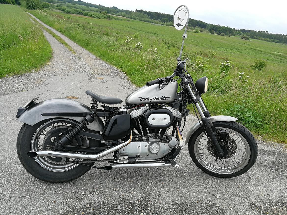 Harley Davidson Sportster 1974 (1988 Evo motor) RAW billede 7