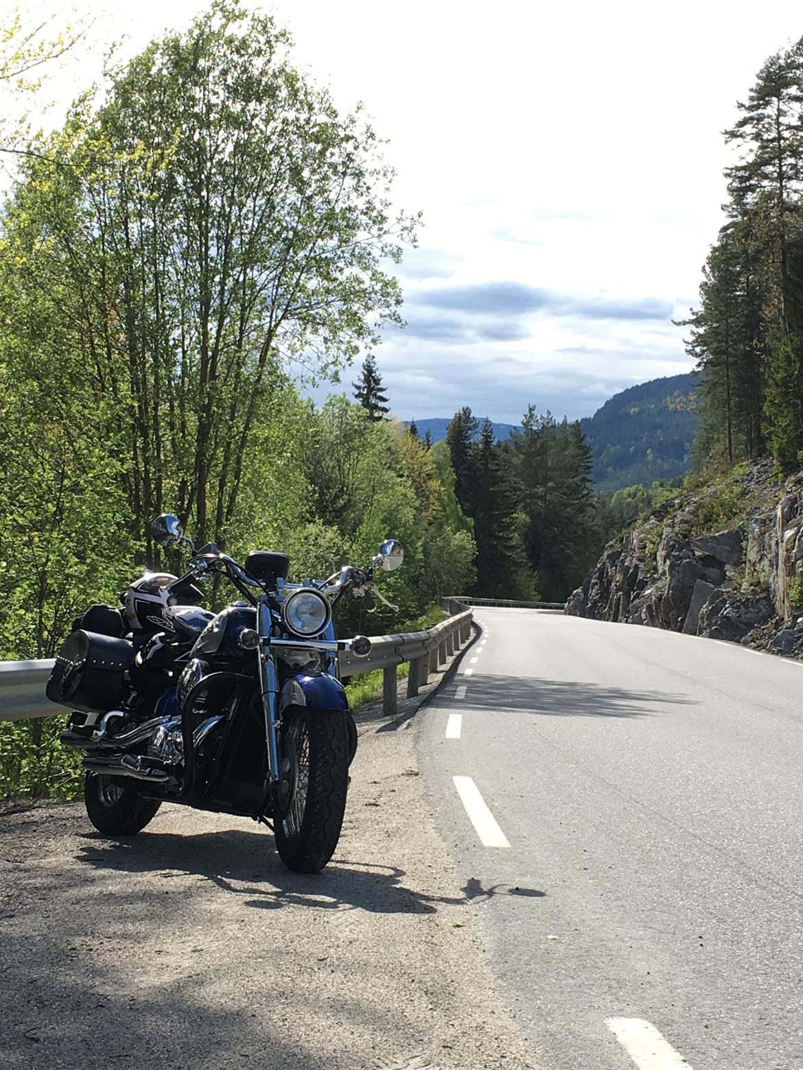 Honda VT 750 C Shadow - Norske Fjelde - Fedeste land at køre MC i billede 8