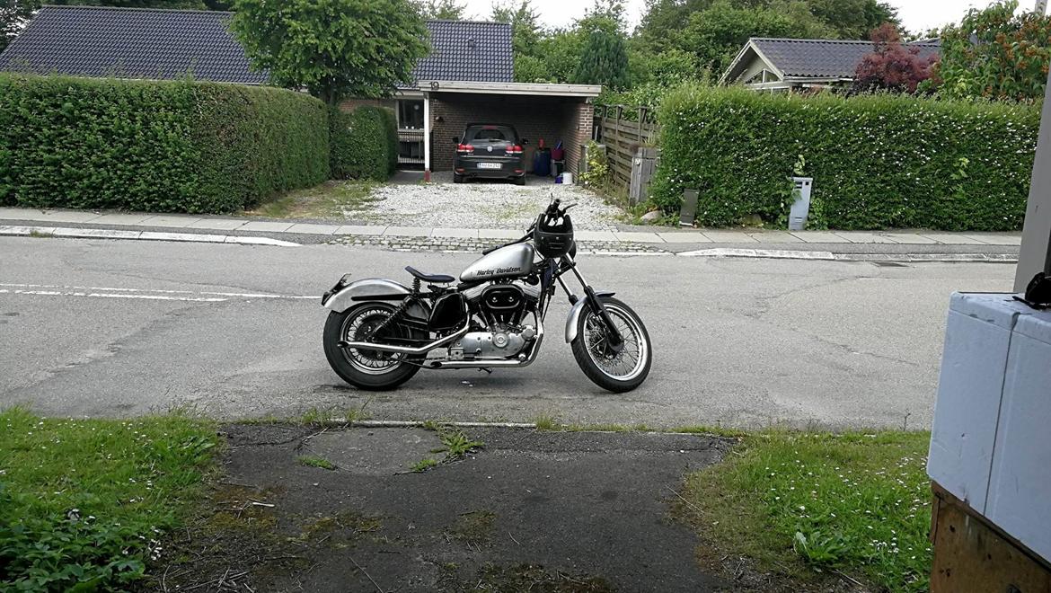 Harley Davidson Sportster 1974 (1988 Evo motor) RAW billede 9