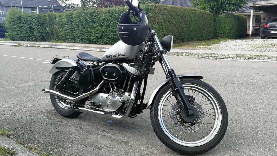 Harley Davidson Sportster 1974 (1988 Evo motor) RAW billede 1