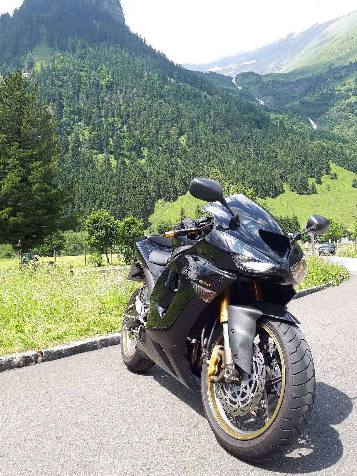 Kawasaki ZX6R 636 - Alperne, Østrig, Sommer, 2017 - Grossglockner billede 11