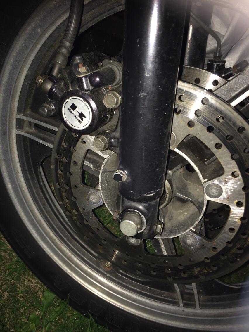 Kawasaki Gpz400F2 unitrak billede 8