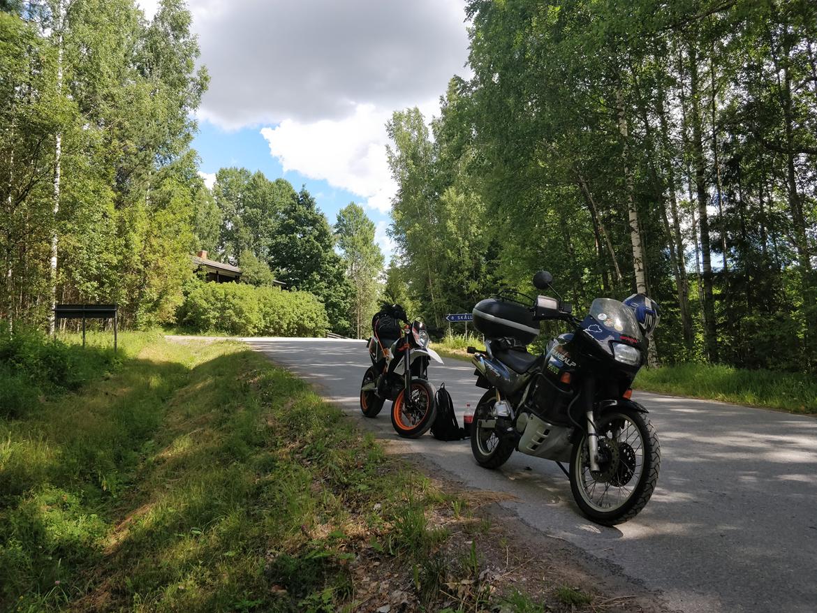 Honda XL 600 V Transalp PD10 - 12/7-17 - Et sted i Sverige efter en god gang gruskørsel billede 8